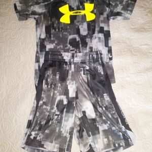 Kids extra small Under Armour set grey
